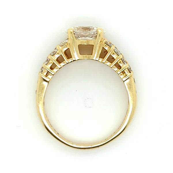 Oval Lab-Created Diamond Engagement Ring Image 2 Blue Heron Jewelry Company Poulsbo, WA