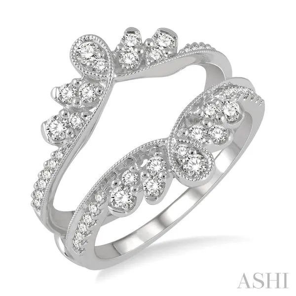 Twist Crown Diamond Ring Guard/Enhancer Blue Heron Jewelry Company Poulsbo, WA