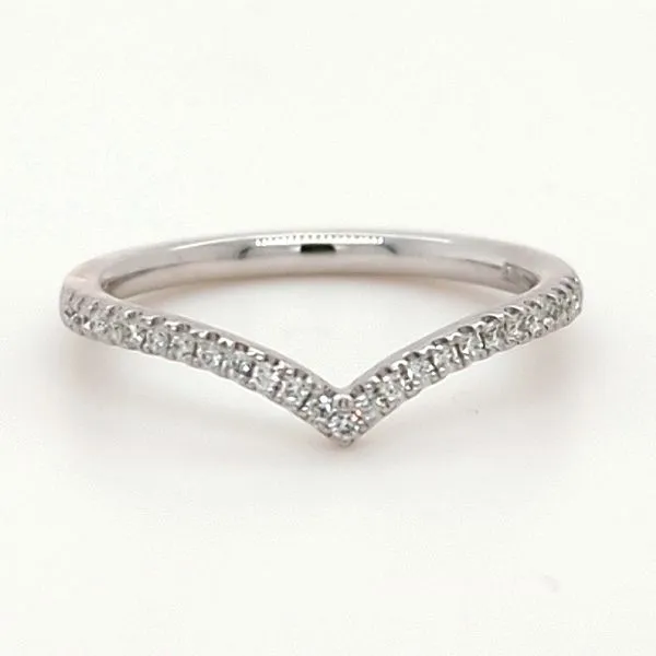 Curved Diamond Stack Ring Blue Heron Jewelry Company Poulsbo, WA