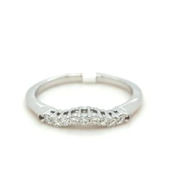 Contour White Gold Diamond Band Blue Heron Jewelry Company Poulsbo, WA