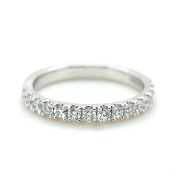 Round Diamond Half-Eternity Ring Blue Heron Jewelry Company Poulsbo, WA