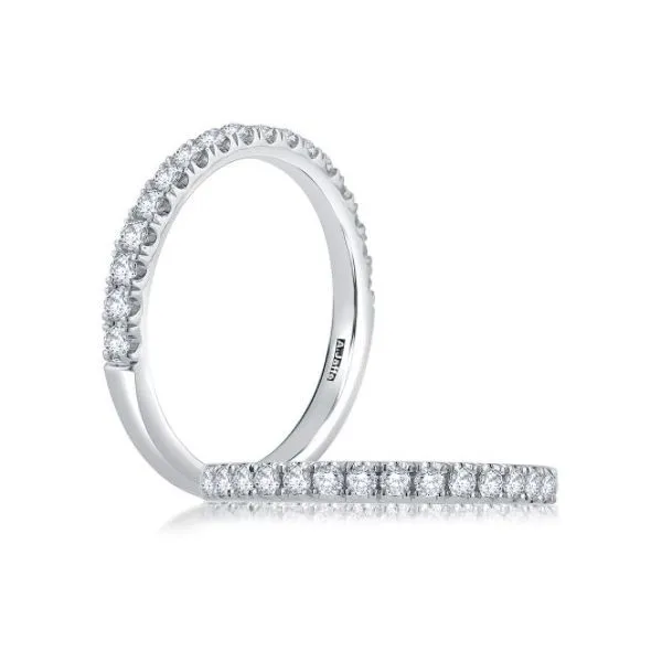 Round Diamond Half-Eternity Band Blue Heron Jewelry Company Poulsbo, WA