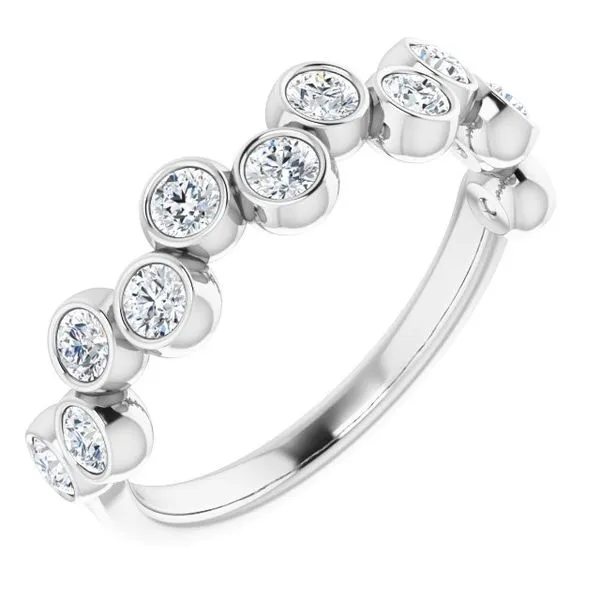 Diamond Bezel Bubble Ring Blue Heron Jewelry Company Poulsbo, WA