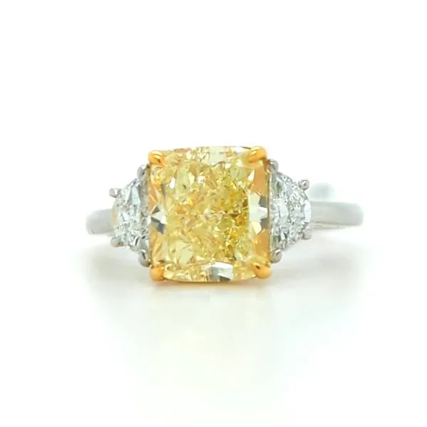 Fancy Yellow Diamond Ring Blue Heron Jewelry Company Poulsbo, WA