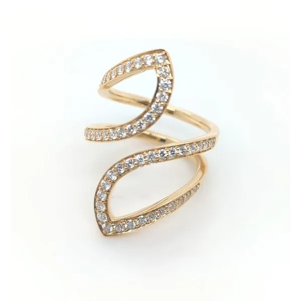 Couture Wrap Diamond Ring Image 2 Blue Heron Jewelry Company Poulsbo, WA