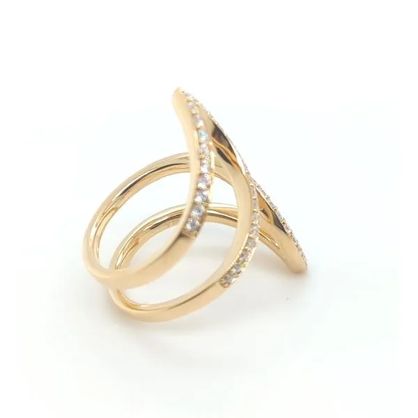 Couture Wrap Diamond Ring Image 3 Blue Heron Jewelry Company Poulsbo, WA