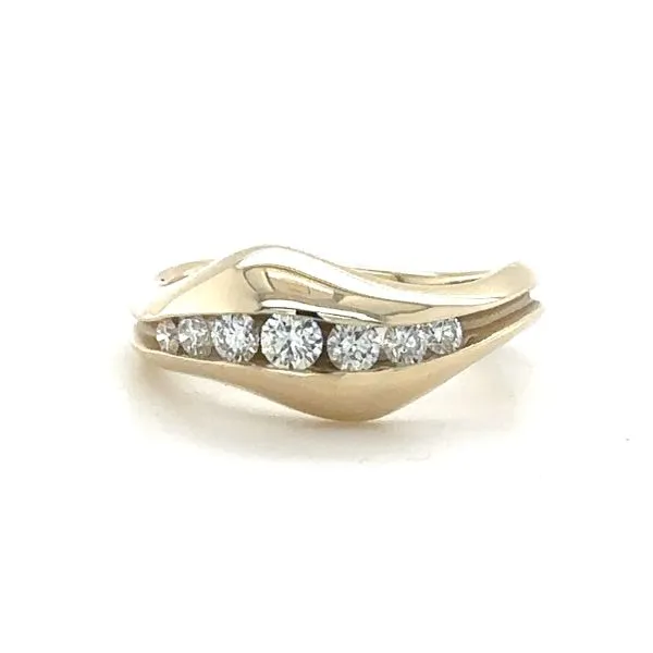 Tsunami Diamond Ring Blue Heron Jewelry Company Poulsbo, WA