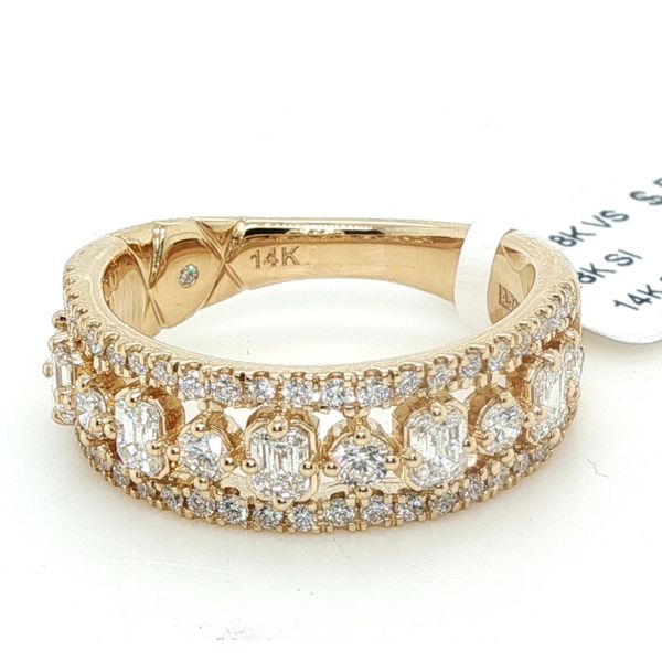 14k Yellow Gold Openwork Diamond Statement Band Blue Heron Jewelry Company Poulsbo, WA