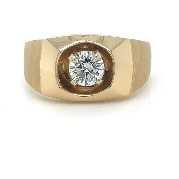 Men's Geometric Diamond Statement Ring Blue Heron Jewelry Company Poulsbo, WA