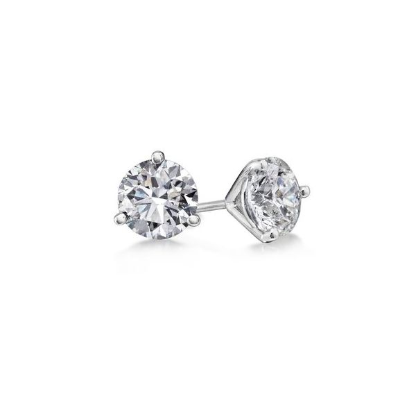 Diamond Stud Earrings, 3/4ctw Blue Heron Jewelry Company Poulsbo, WA