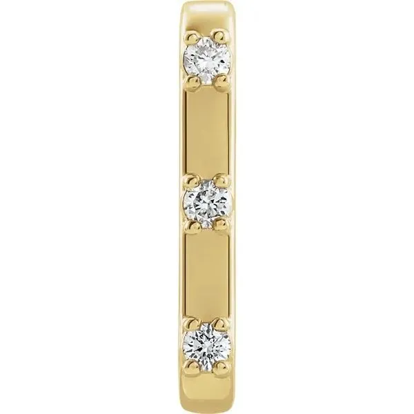 Single Diamond Cuff-Style Earring Blue Heron Jewelry Company Poulsbo, WA