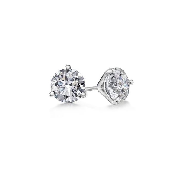 Diamond 0.32ctw Stud Earrings Blue Heron Jewelry Company Poulsbo, WA