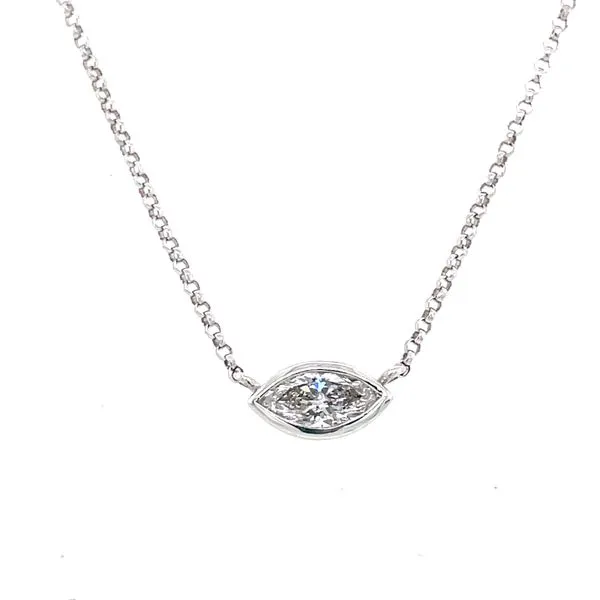 Diamond 14K White Gold Necklace Blue Heron Jewelry Company Poulsbo, WA