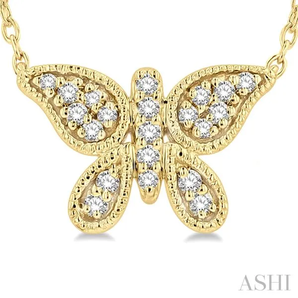 Butterfly Diamond Necklace Blue Heron Jewelry Company Poulsbo, WA