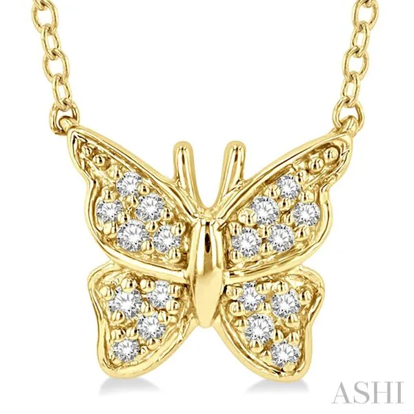 Butterfly Diamond Necklace Blue Heron Jewelry Company Poulsbo, WA
