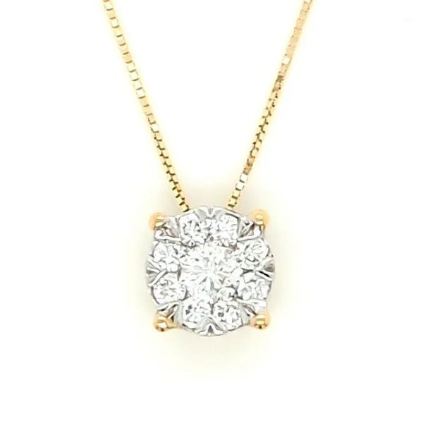 Lovebright Round Diamond Necklace Blue Heron Jewelry Company Poulsbo, WA