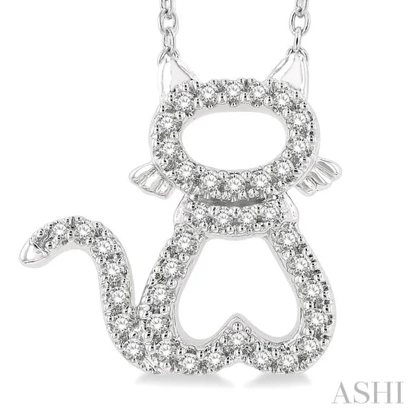 Cat Diamond Necklace 18
