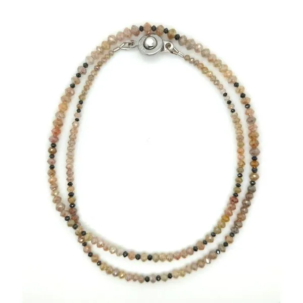 Natural Fancy Colored Diamond Graduated Necklace Blue Heron Jewelry Company Poulsbo, WA