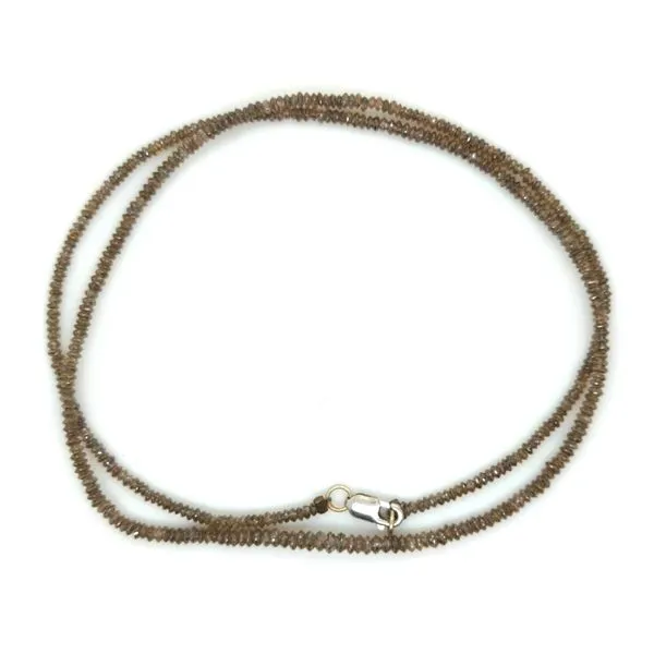 Natural Brown Diamond Graduated Necklace Blue Heron Jewelry Company Poulsbo, WA