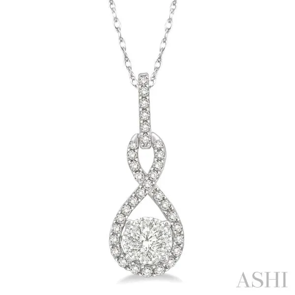 Diamond Infinity Symbol Necklace Blue Heron Jewelry Company Poulsbo, WA