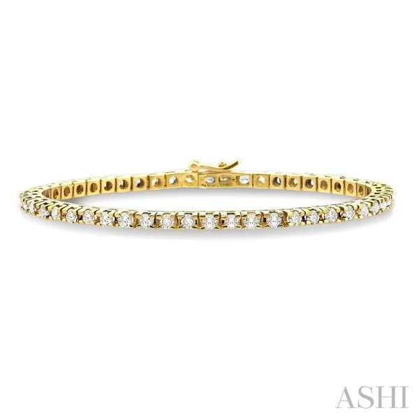 Round Diamond Tennis Bracelet Blue Heron Jewelry Company Poulsbo, WA