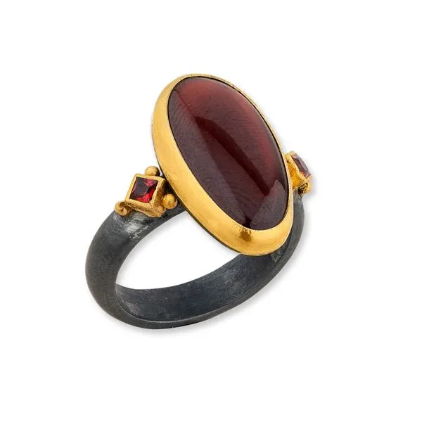 Garnet Mara Ring Blue Heron Jewelry Company Poulsbo, WA