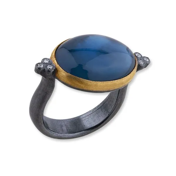 London Blue Topaz Mare Nostrum Ring Blue Heron Jewelry Company Poulsbo, WA