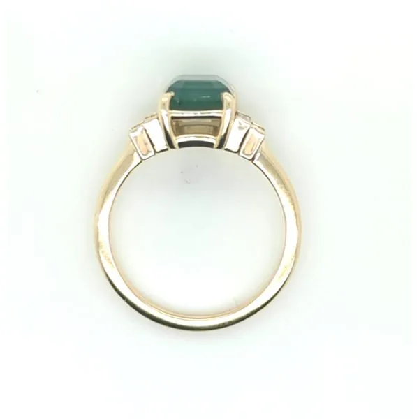 Portrait Sapphire & Baguette Diamond Ring Image 3 Blue Heron Jewelry Company Poulsbo, WA
