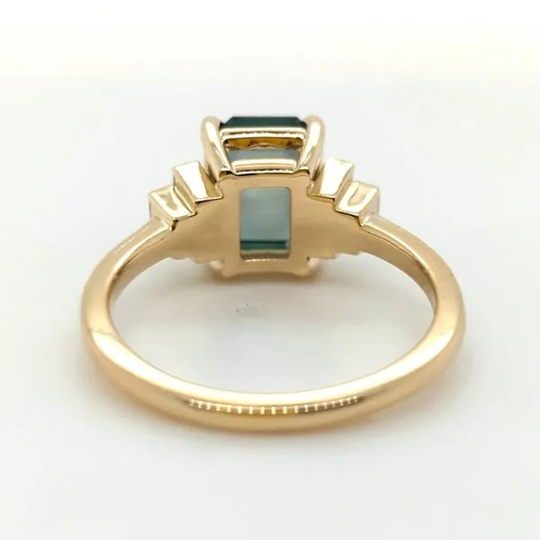Portrait Sapphire & Baguette Diamond Ring Image 4 Blue Heron Jewelry Company Poulsbo, WA
