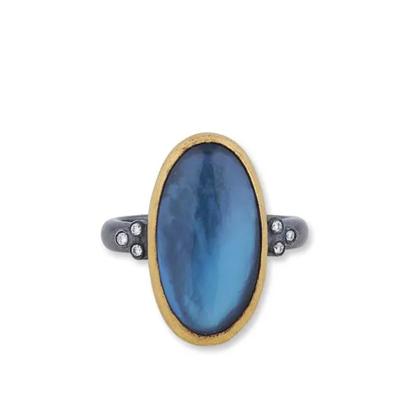 London Blue Topaz Mare Nostrum Ring Image 2 Blue Heron Jewelry Company Poulsbo, WA