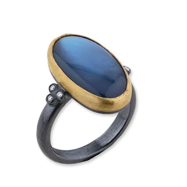 London Blue Topaz Mare Nostrum Ring Blue Heron Jewelry Company Poulsbo, WA