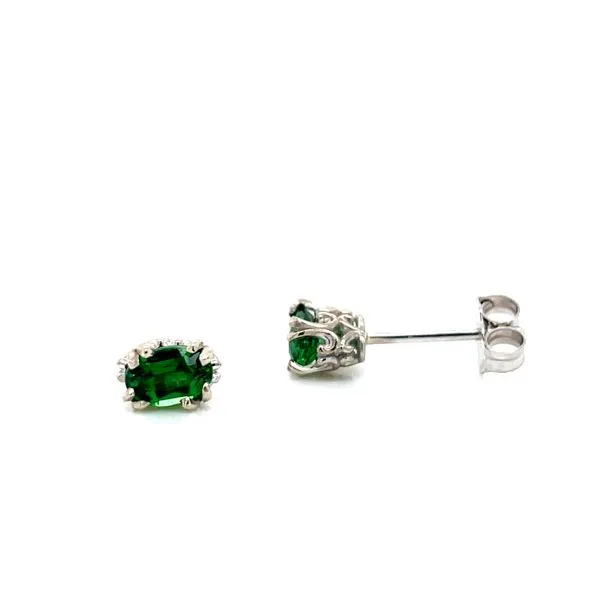 Tsavorite Green Garnet Earrings Blue Heron Jewelry Company Poulsbo, WA
