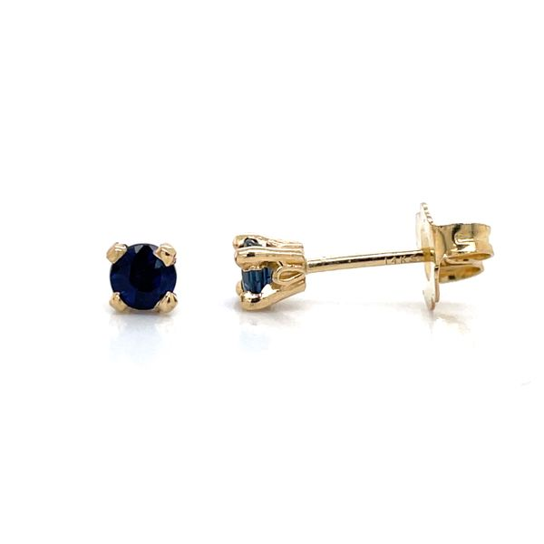 Sapphire Stud Earrings Blue Heron Jewelry Company Poulsbo, WA