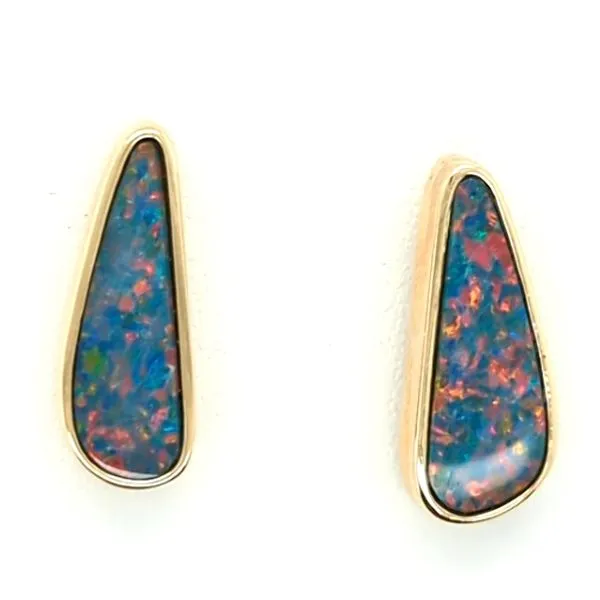 Australian Opal Earrings Blue Heron Jewelry Company Poulsbo, WA