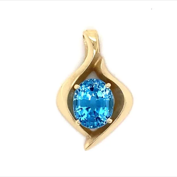 Blue Topaz Debi Pendant Blue Heron Jewelry Company Poulsbo, WA