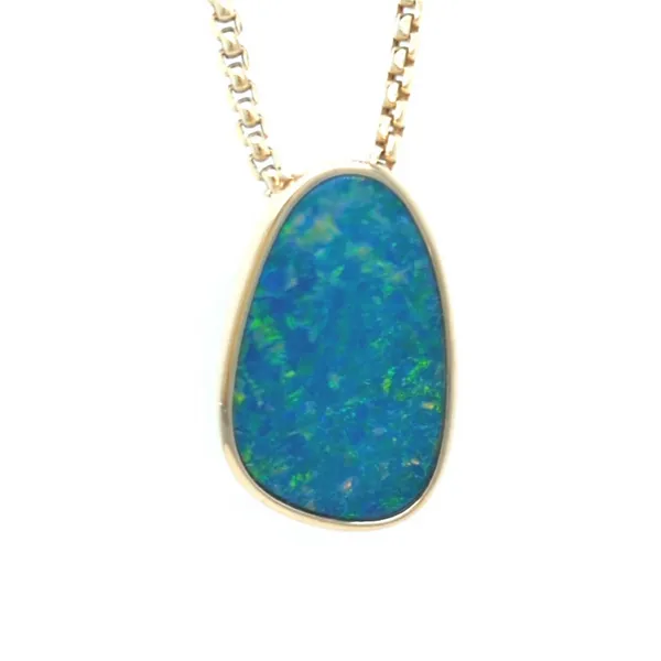 Australian Opal Pendant Blue Heron Jewelry Company Poulsbo, WA