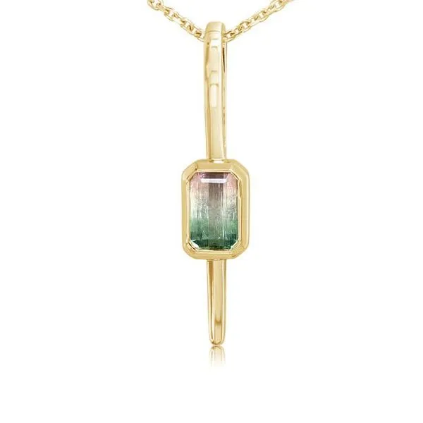 Watermelon Tourmaline Slide Pendant Blue Heron Jewelry Company Poulsbo, WA