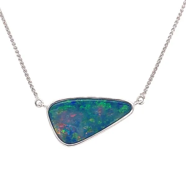 Blue hotsell heron necklace