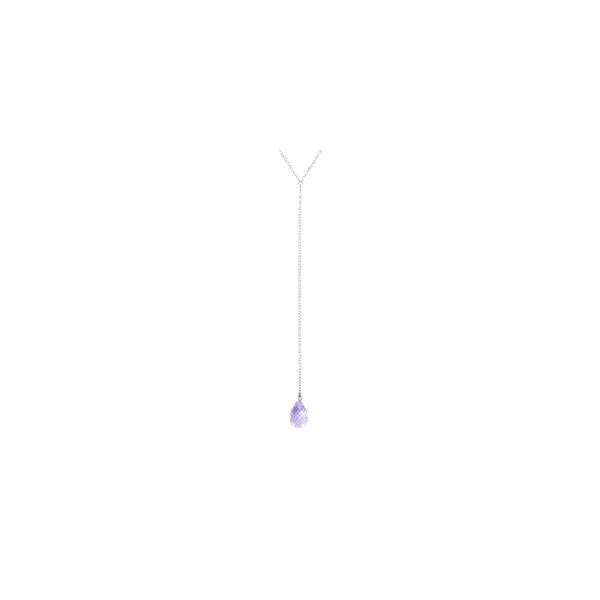 Amethyst Briolette Y-Drop Necklace Blue Heron Jewelry Company Poulsbo, WA