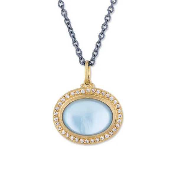 Pompei Blue Topaz Necklace Blue Heron Jewelry Company Poulsbo, WA
