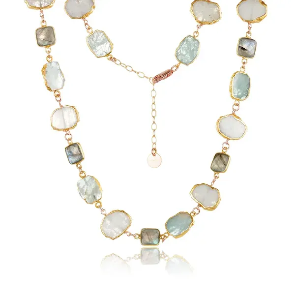 Lake Como Bezel Necklace Blue Heron Jewelry Company Poulsbo, WA