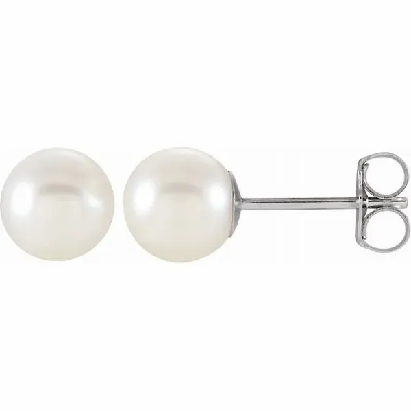 Pearl Stud Earrings Blue Heron Jewelry Company Poulsbo, WA