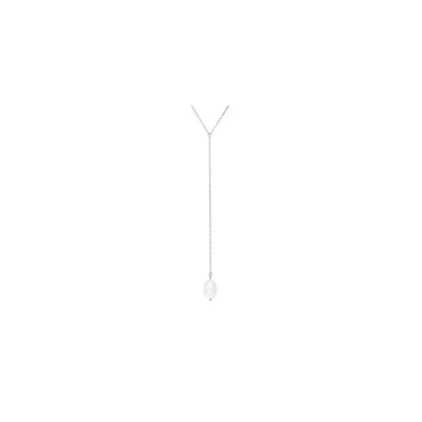 Pearl Drop 'Y' Necklace Blue Heron Jewelry Company Poulsbo, WA