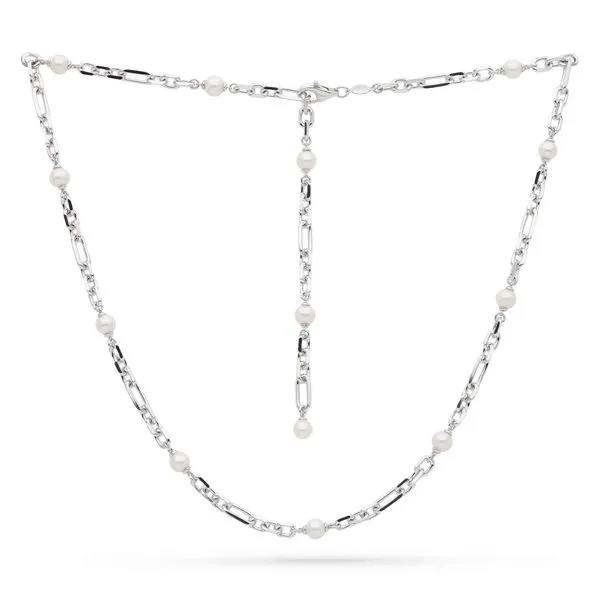 Revival Figaro Pearl Chain Link Multi Wear Station Necklace Blue Heron Jewelry Company Poulsbo, WA