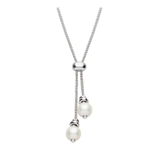 Coast Tumble Pearl Lariat Necklace Blue Heron Jewelry Company Poulsbo, WA