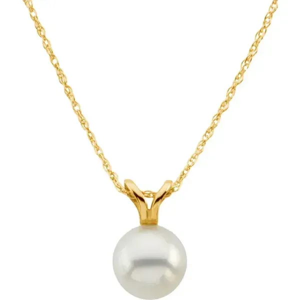 Cultured Round Akoya Pearl Necklace Blue Heron Jewelry Company Poulsbo, WA