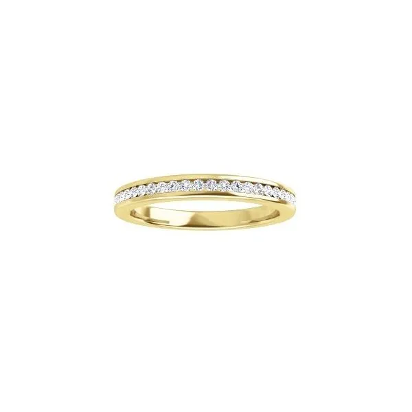 Diamond Channel Wedding Band Blue Heron Jewelry Company Poulsbo, WA