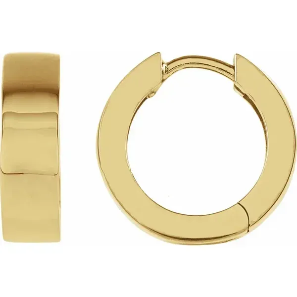 Gold Huggie Earrings Blue Heron Jewelry Company Poulsbo, WA