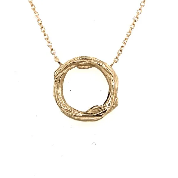 Twig Circle Necklace Blue Heron Jewelry Company Poulsbo, WA