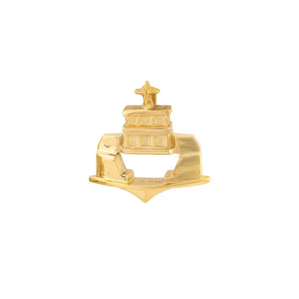 Ferry Boat Gold Pendant Blue Heron Jewelry Company Poulsbo, WA